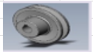 Alfan Motor Kasnak-1270 mm/1,5 Hp Motor Kasnağı 102 mm