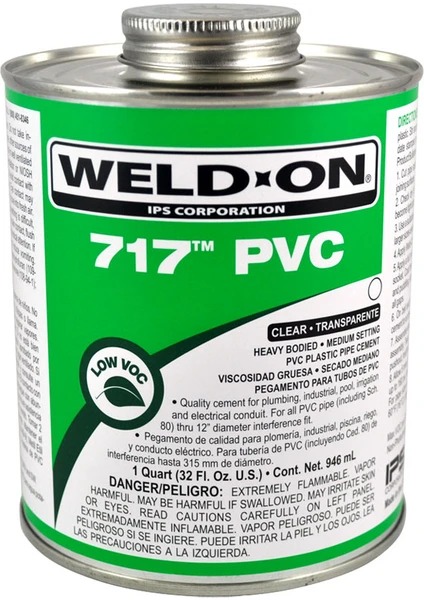 YAPIŞTIRICI PVC WELD-ON 717 (1KG)